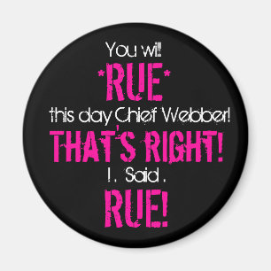 Rue der Tag, Leiter Magnet