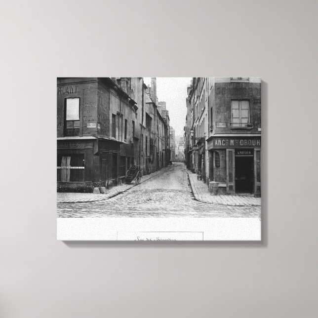 Rue des Bernardins Leinwanddruck (Vorderseite)