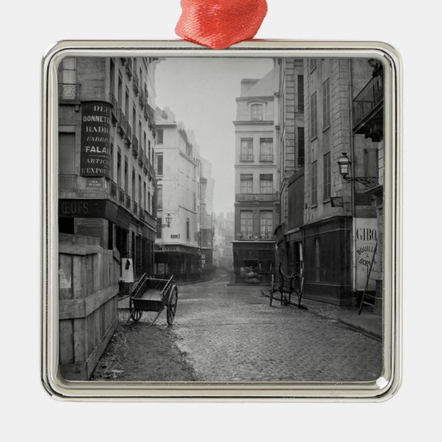 Rue-DES Bourdonnais Paris 1858-78 Silbernes Ornament (Vorne)