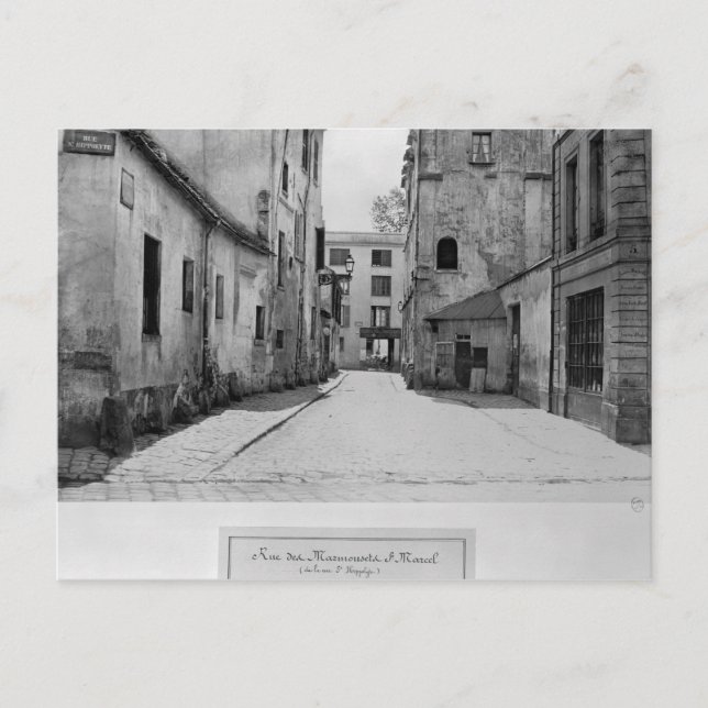 Rue des Marmousets Saint-Marcel Postkarte (Vorderseite)