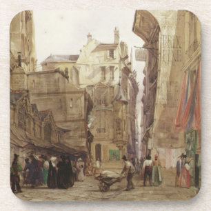 Rue-DES Pretes, St Germain L'Auxerrois, Paris Untersetzer