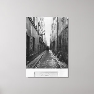 Rue-DES Vertus, von der Rue Phelippeaux, Paris Leinwanddruck