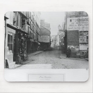 Rue Descartes, von der Rue Mouffetard, Paris Mousepad