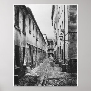 Rue du Fer-a-Moulin, Paris, 1858-78 Poster