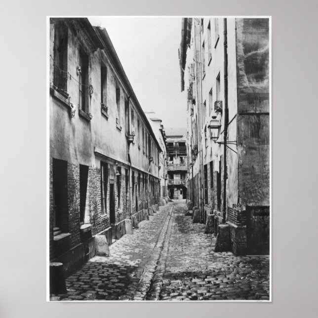 Rue du Fer-a-Moulin, Paris, 1858-78 Poster (Vorne)