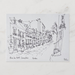 Rue du Petit Champlain, Quebec, Kanada Postkarte