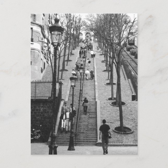 Rue Foyatier, Montmartre, Paris Postcard Postkarte (Vorderseite)