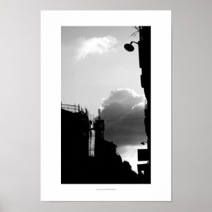 Rue Gassendi Paris Schwarz-weiß Fotografy Poster1 Poster