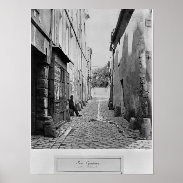 Rue Gracieuse, Rue Daubenton, Paris Poster (Vorne)