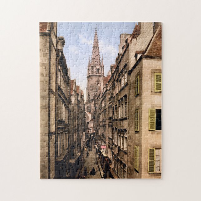 Rue Grande, Saint Malo Brittany Frankreich (Vertikal)