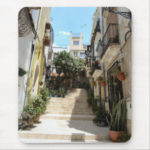 Rue historique d'Alicante. Tapis de souris