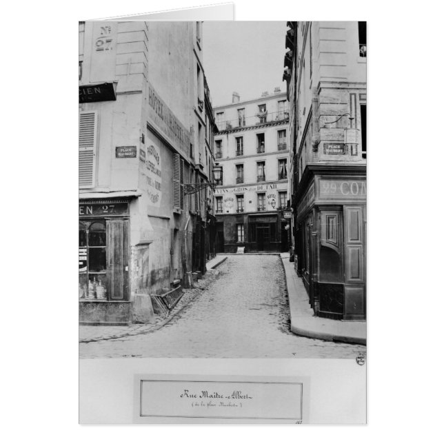Rue Maitre Albert Paris, 1858-78 (Vorne)