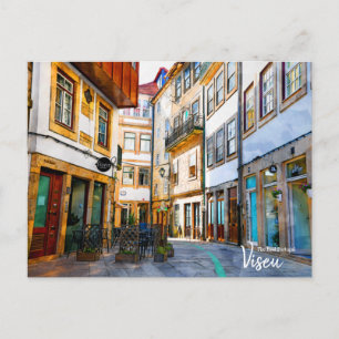 Rue médiévale- Viseu Portugal Carte postale