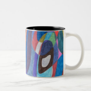 Ruée couleur, Mug d'art Abstrait