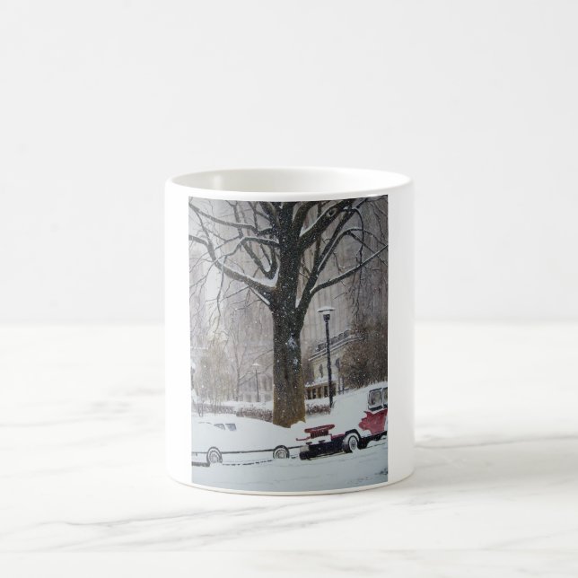 Rues de Chicago sur une tasse de jour d'hiver (Centre)