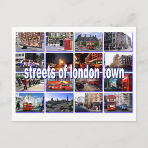 rues de londres carte postale