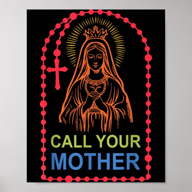 Ruf deine Mutter an  Poster (Vorne)