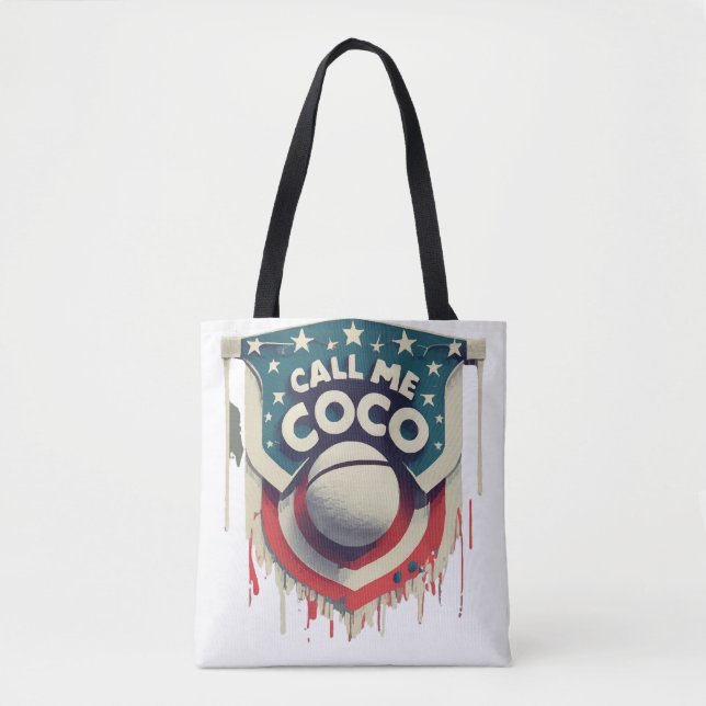 Ruf mich Coco als Champion an Tasche (Vorderseite)