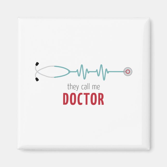 Ruf mich Doktor an Magnet (Vorne)