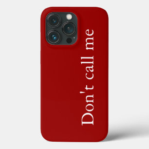 Ruf mich nicht an - Fall-Mate-iPhone-Fall Case-Mate iPhone Hülle