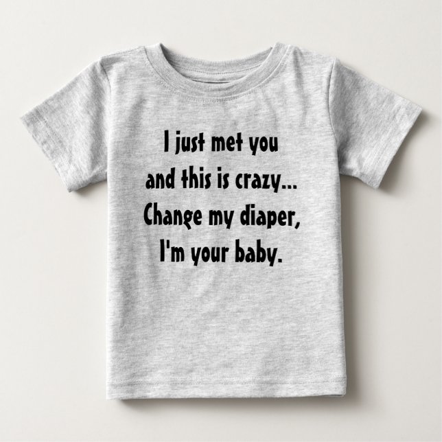 Ruf mich vielleicht an baby t-shirt (Vorderseite)