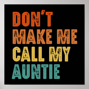 Ruf nicht meine Tante an Poster