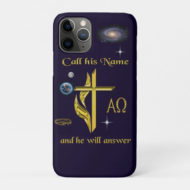 Ruf seinen Namen an Case-Mate iPhone Hülle (Rückseite)