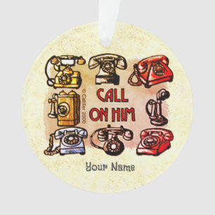 Rufe Ihn an Christ Ornament