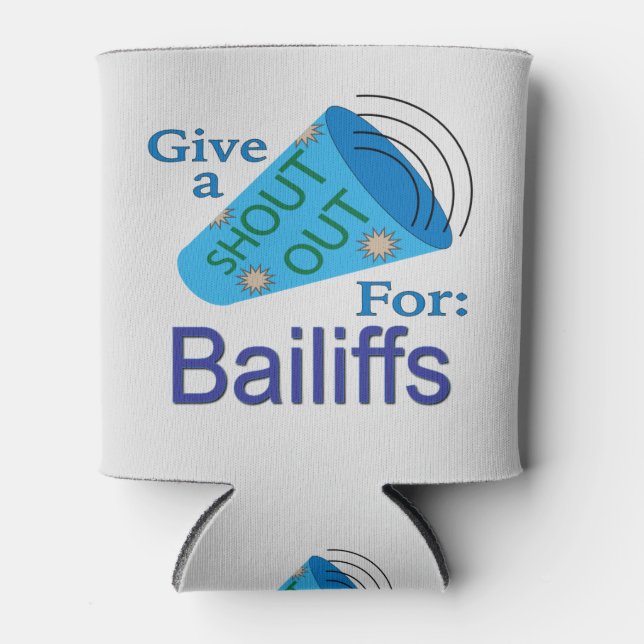 Rufen für Bailiffs Dosenkühler (Vorderseite)