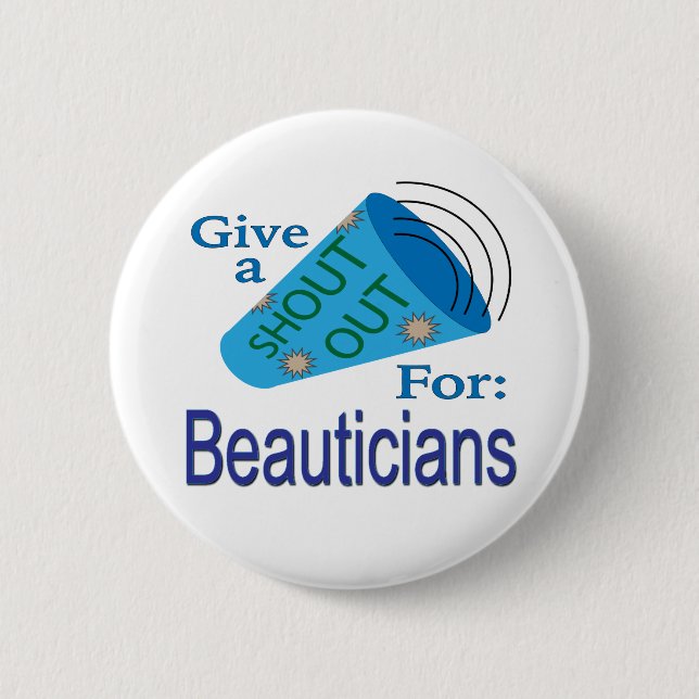 Rufen für Beautitiker Button (Vorderseite)