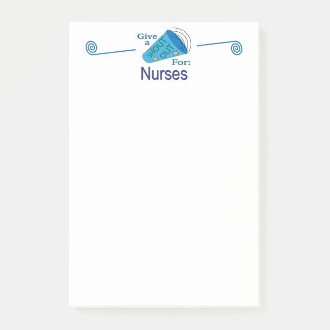 Rufen für Krankenschwestern Post-it Klebezettel (Vorderseite)