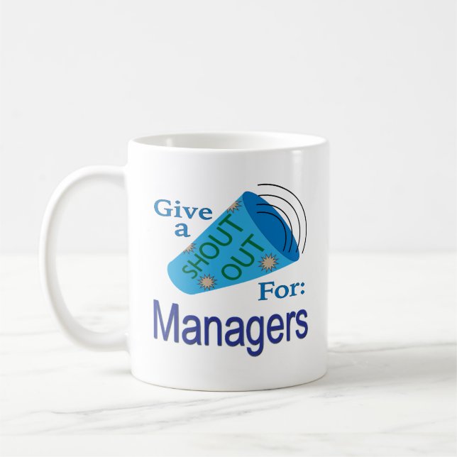 Rufen für Manager Kaffeetasse (Links)