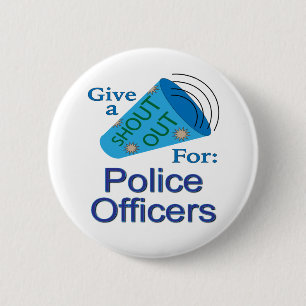 Rufen für Polizeibeamte Button