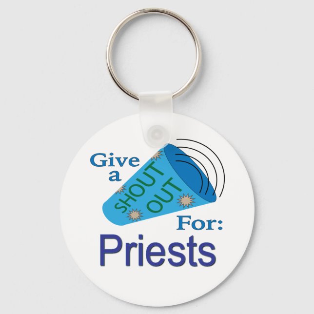 Rufen für Priester Schlüsselanhänger (Vorderseite)