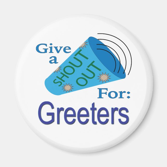 Rufen nach Greeters Magnet (Vorne)