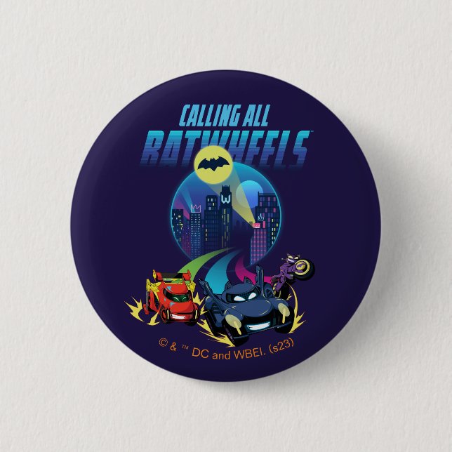 Rufen Sie alle Batwheels™ an Button (Vorderseite)
