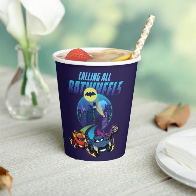 Rufen Sie alle Batwheels™ an Pappbecher (In Situ)