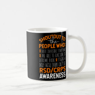 Rufen Sie an das Rsdcrps-Kriegerteam Orange Kaffeetasse
