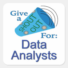 Rufen Sie den Aufkleber für Datenanalytiker auf.