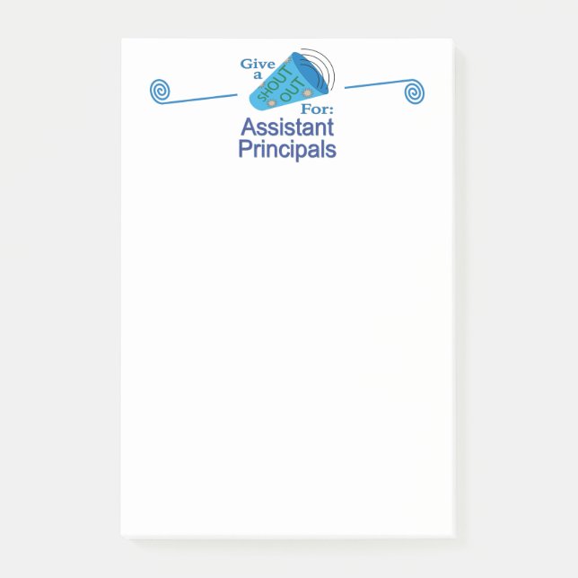 Rufen Sie die Assistenzdirektoren aus Post-it Klebezettel (Vorderseite)