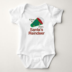 Rufen Sie für den Rentier des Weihnachtsmanns aus Baby Strampler