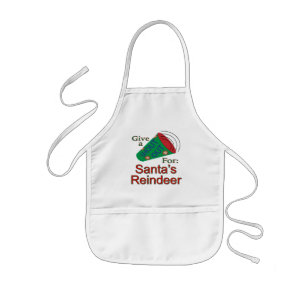 Rufen Sie für den Rentier des Weihnachtsmanns aus Kinderschürze