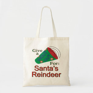Rufen Sie für den Rentier des Weihnachtsmanns aus Tragetasche