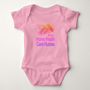 Rufen Sie für Zuhause Health Care Krankenschwester Baby Strampler