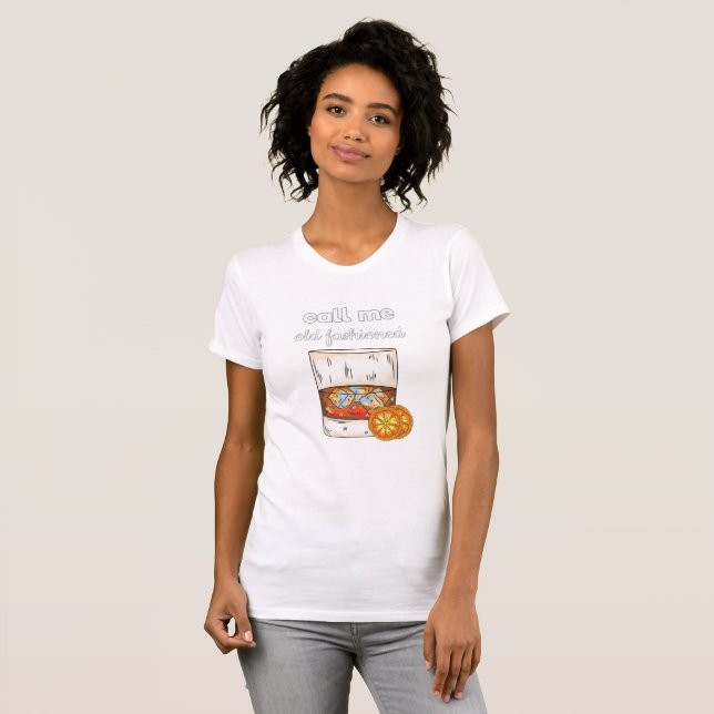 Rufen Sie mich altmodisch an T-Shirt (Vorne ganz)