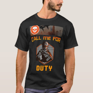 Rufen Sie mich an, um für die Spielekonsole Playi  T-Shirt