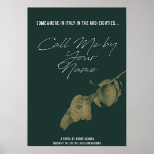 Rufen Sie mich an unter Ihrem Namen 2 Poster