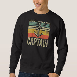 Rufen Sie mich Captain Shirt Vatertag Pontoon Bo a