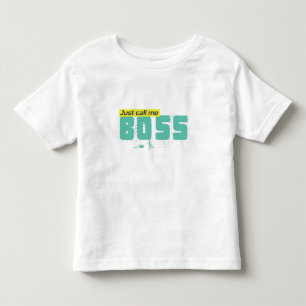 Rufen Sie mich einfach Chef Kleinkind T-shirt