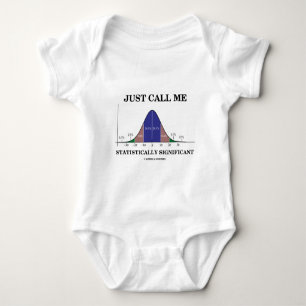 Rufen Sie mich einfach statistisch bedeutend an Baby Strampler